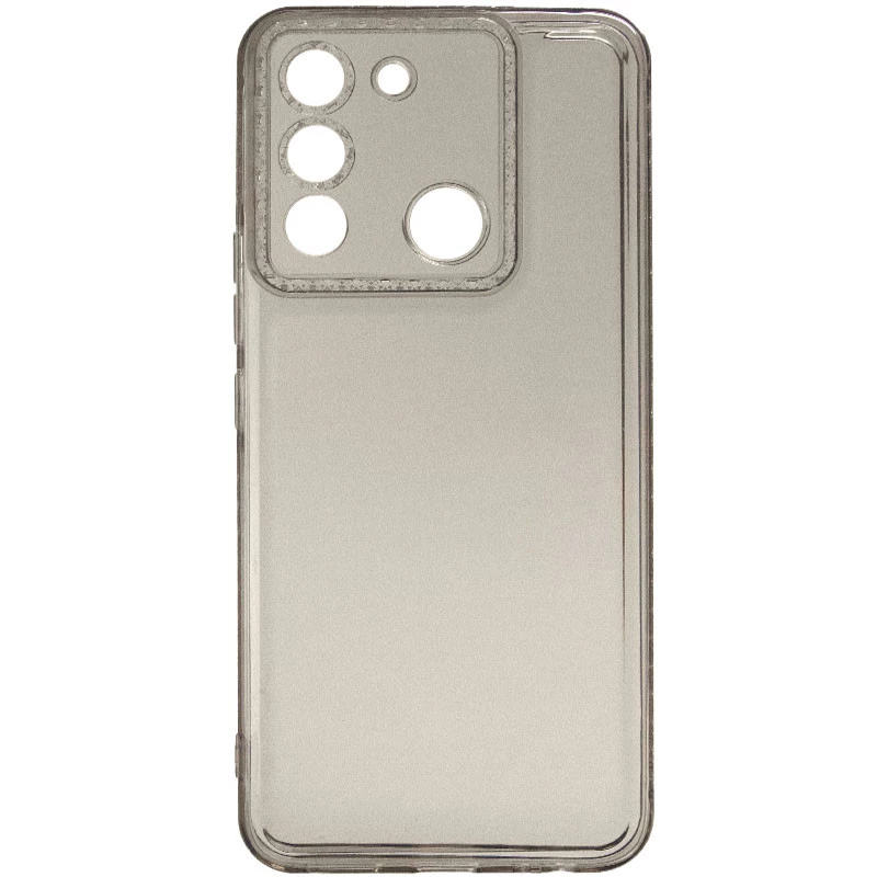 Силиконовый чехол с узором на TECNO Pop 5 LTE – Серый. Фото 3 из 10