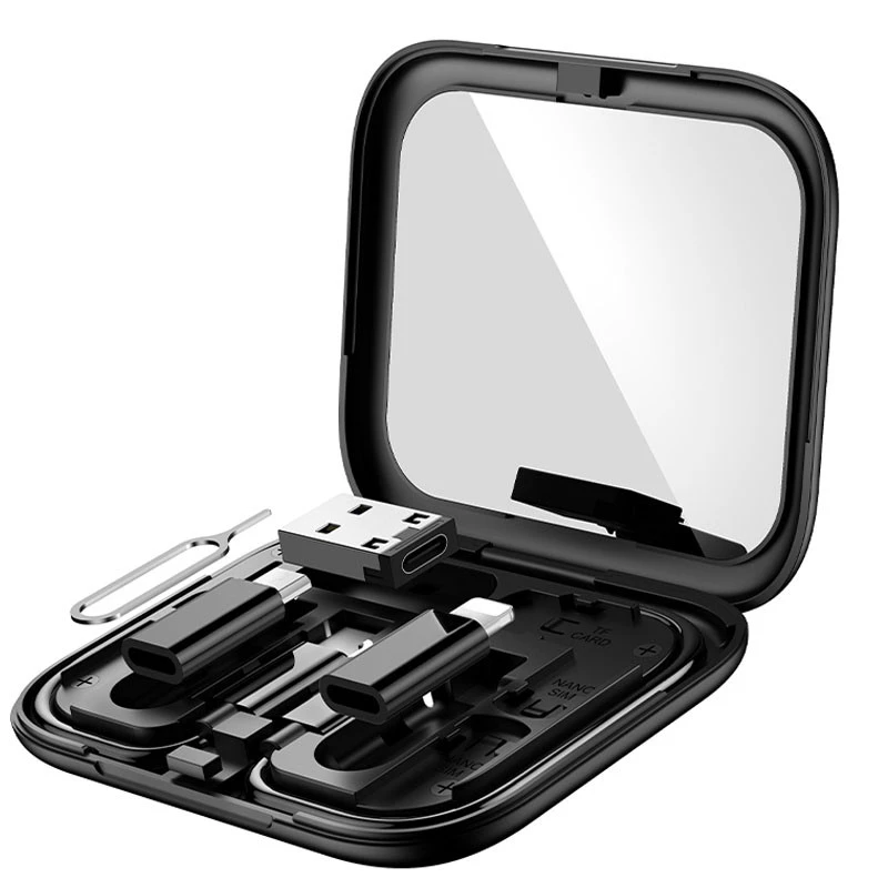 Дата кабель Hoco U114 Treasure box 60W (0.28m) – Black. Фото 2 з 7