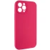 Чехол с защитой камеры Silicone Case для Apple iPhone 12 Pro (6.1") – Красный / Rose Red. Фото 2 из 6
