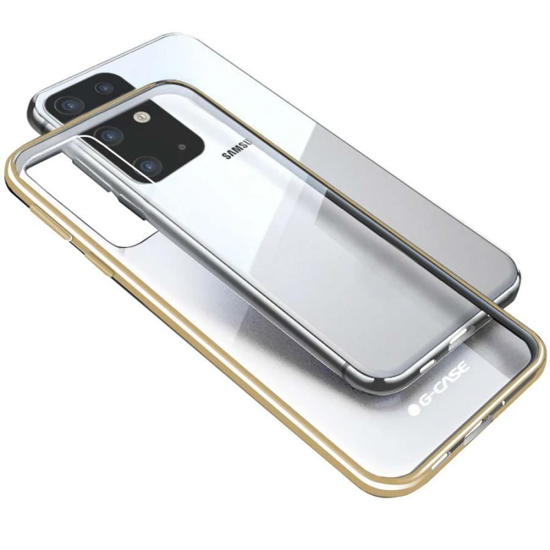 

TPU чехол G-Case Shiny Series для Samsung Galaxy S20 Ultra (Золотой), Золотий