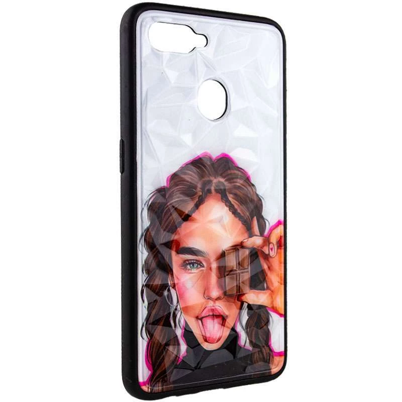 

Стеклянный чехол Prisma Ladies на Oppo A5s (Chocolate)