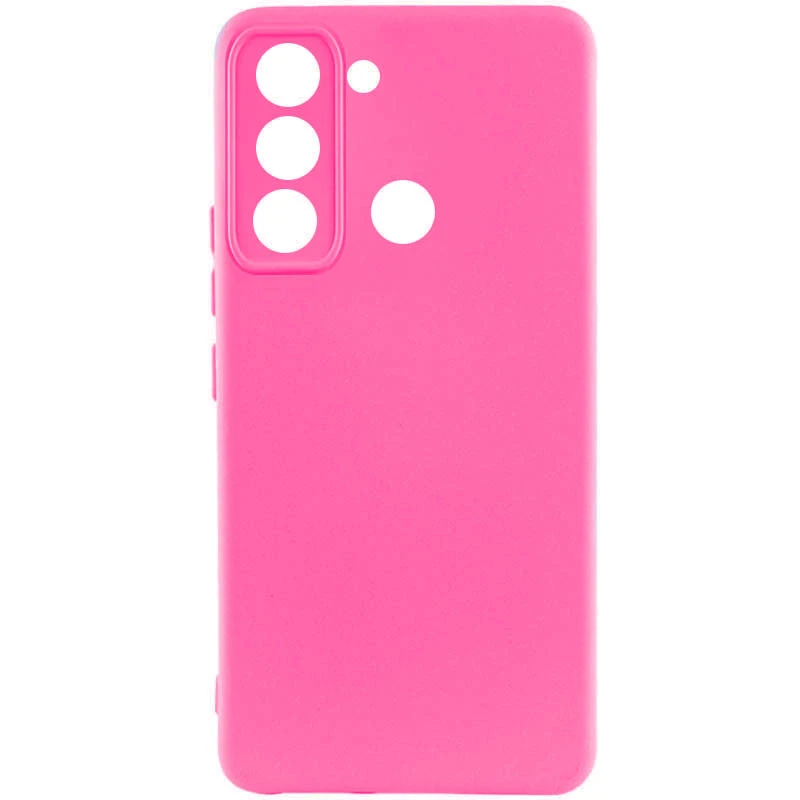 Чохол Silicone Case Lakshmi Premium із закритою камерою для TECNO Pop 5 LTE – Рожевий / Barbie pink. Фото 1 з 3