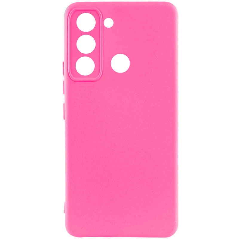 

Чехол Silicone Case Lakshmi Premium з закритою камерою на TECNO Spark 8C (Розовый / Barbie pink), Рожевий / barbie pink