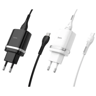 СЗУ Hoco C12Q Smart QC3.0 (1USB/3A) + MicroUSB фото 1 СЗУ Hoco C12Q Smart QC3.0 (1USB/3A) + MicroUSB фото 1 из 1