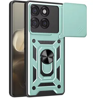 Удароміцний чохол Ummi Camshield Serge Ring (in box) для Motorola Edge 70 Fusion — Зелений / Green