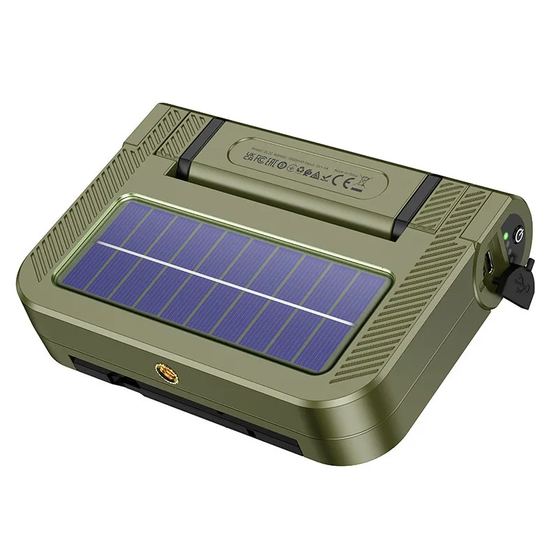 Кемпінговий ліхтар Hoco DL22 solar-powered (5000 mAh) – Green. Фото 5 з 7