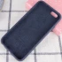 Чехол Silicone Case с закрытым низом для Apple iPhone 6/6s (4.7") – Темно-синий / Midnight blue. Фото 3 из 3