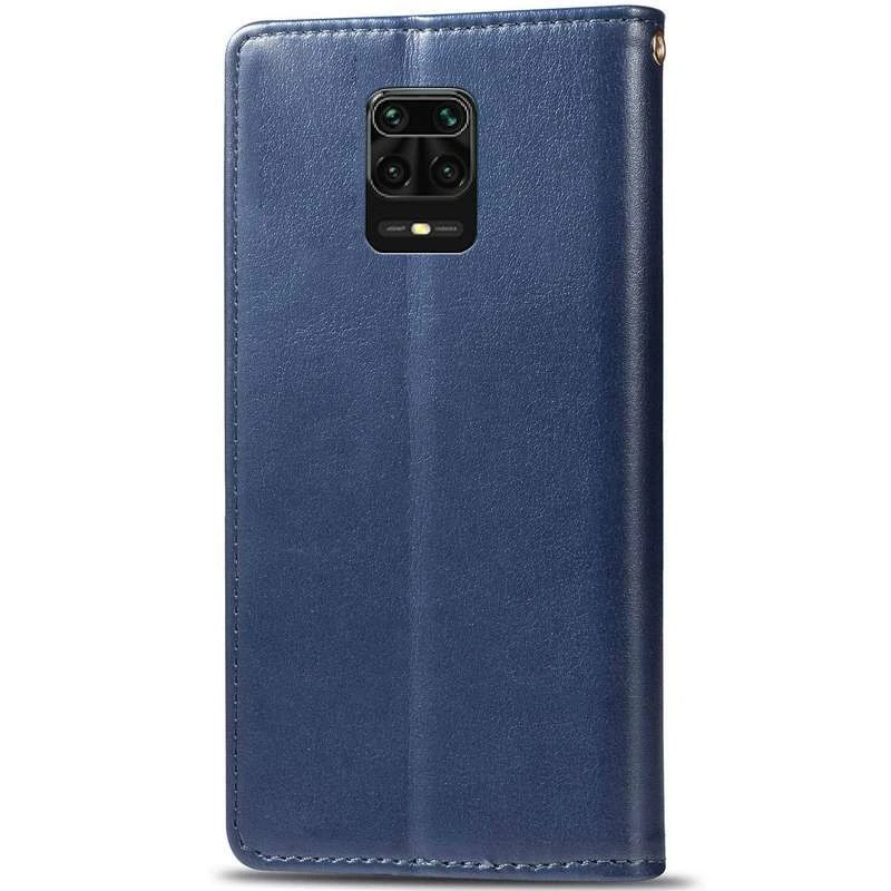 Чохол-книжка GETMAN галант на Xiaomi Redmi Note 9s / Note 9 Pro / Note 9 Pro Max – Синій. Фото 4 з 4