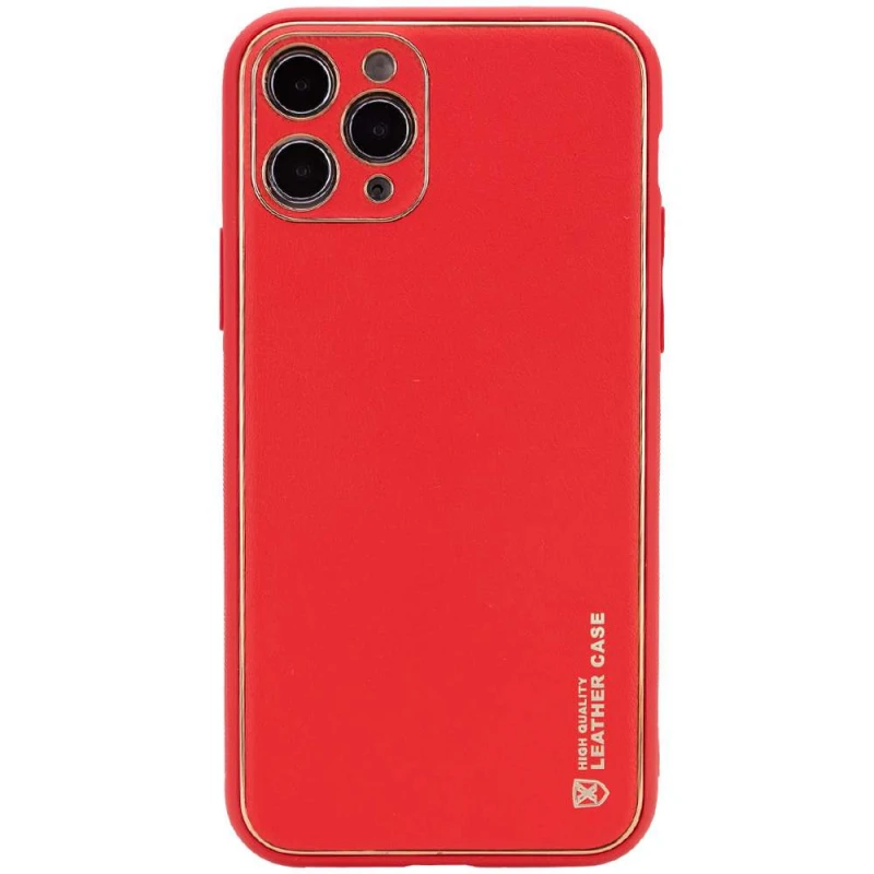 

Кожаный чехол Xshield для Apple iPhone 11 Pro Max (6.5") (Красный / Red), Червоний / red