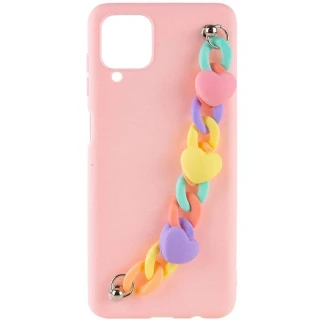 Чохол Heart з ланцюгом на Samsung Galaxy A12 фото 1 Чохол Heart з ланцюгом на Samsung Galaxy A12 фото 1 з 1