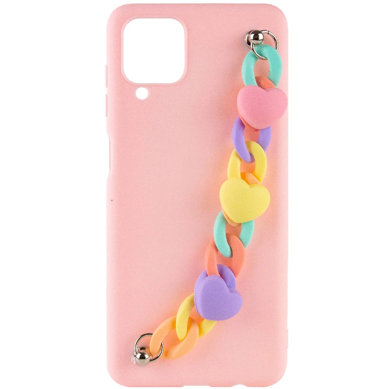 

Чохол Heart з ланцюгом на Samsung Galaxy M53 5G (Pink Sand)