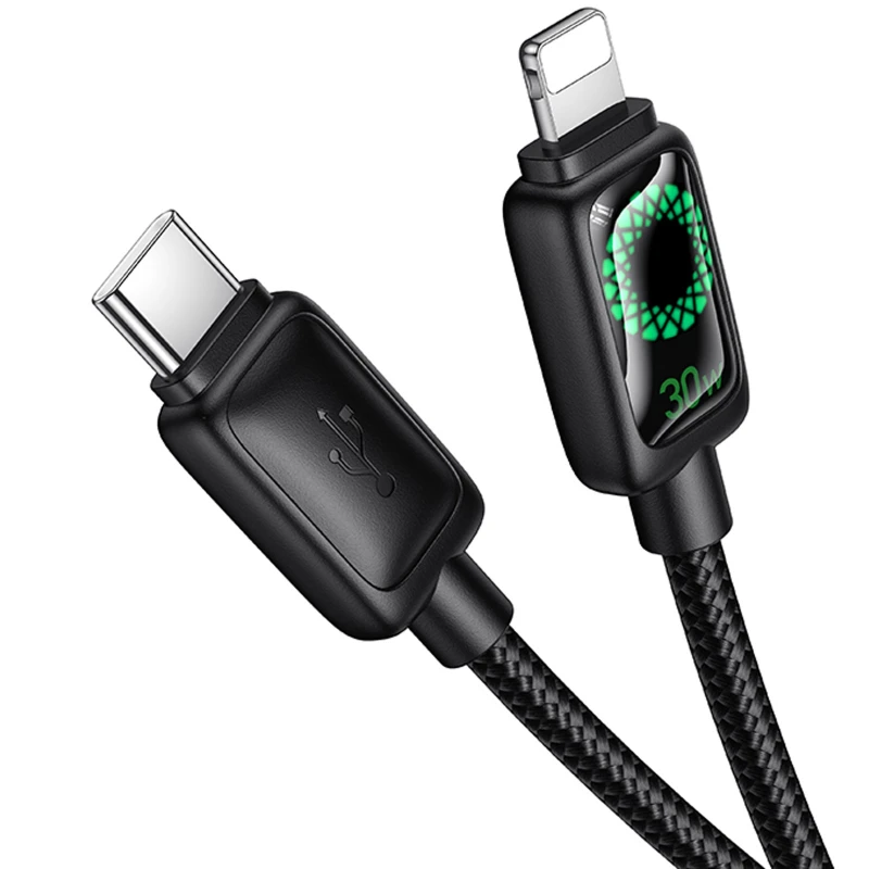 Дата кабель Hoco U146 Mundo Type-C to Lightning 30W (1.2m) – Black. Фото 3 из 6