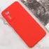 Кольоровий силіконовий чохол із захистом камери на Xiaomi Redmi Note 12S – Червоний / Red. Фото 3 з 6