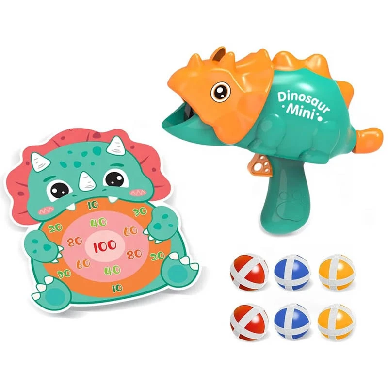 Інтерактивна гра Dinosaur Athletics Gun на липучках + мішень – Green. Фото 1 з 8