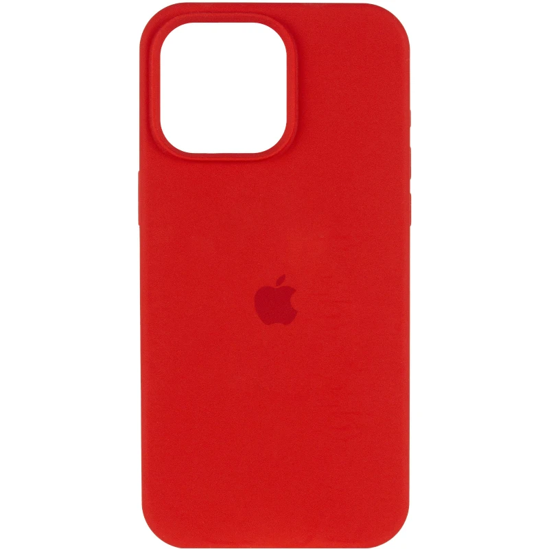 Чохол Silicone Case (AA) Logo with MagSafe для Apple iPhone 11 (6.1") – Червоний / Red. Фото 3 з 6