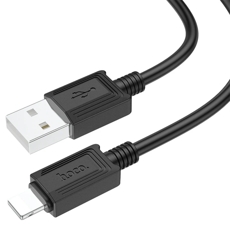 Дата кабель Hoco X73 Ferry USB to Lightning 2.4A (1m) – Black. Фото 4 из 5