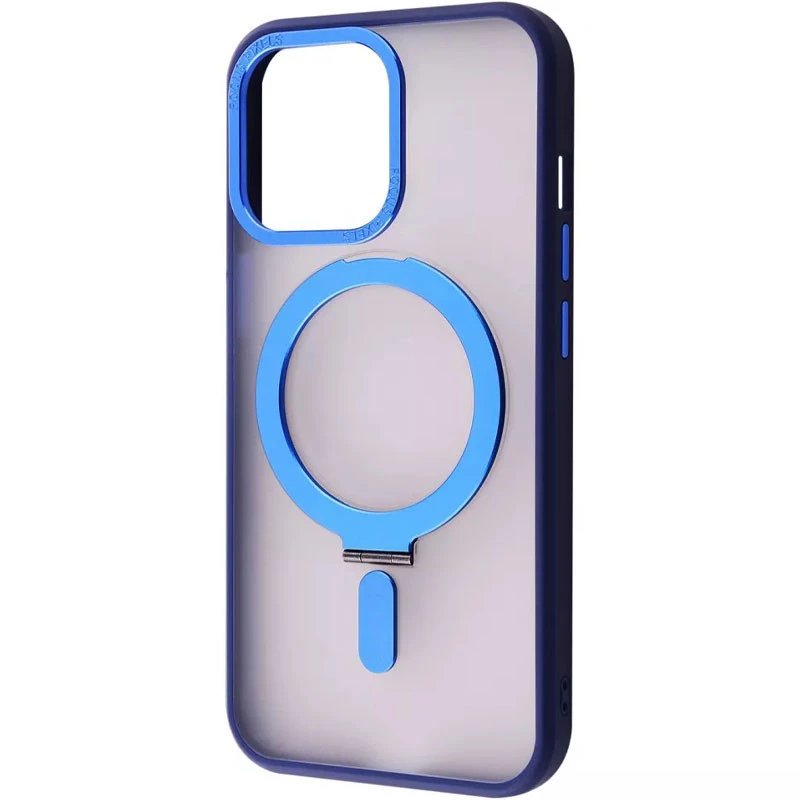 

TPU+PC чехол WAVE с кольцом и MagSafe на Apple iPhone 15 (6.1") (Blue)