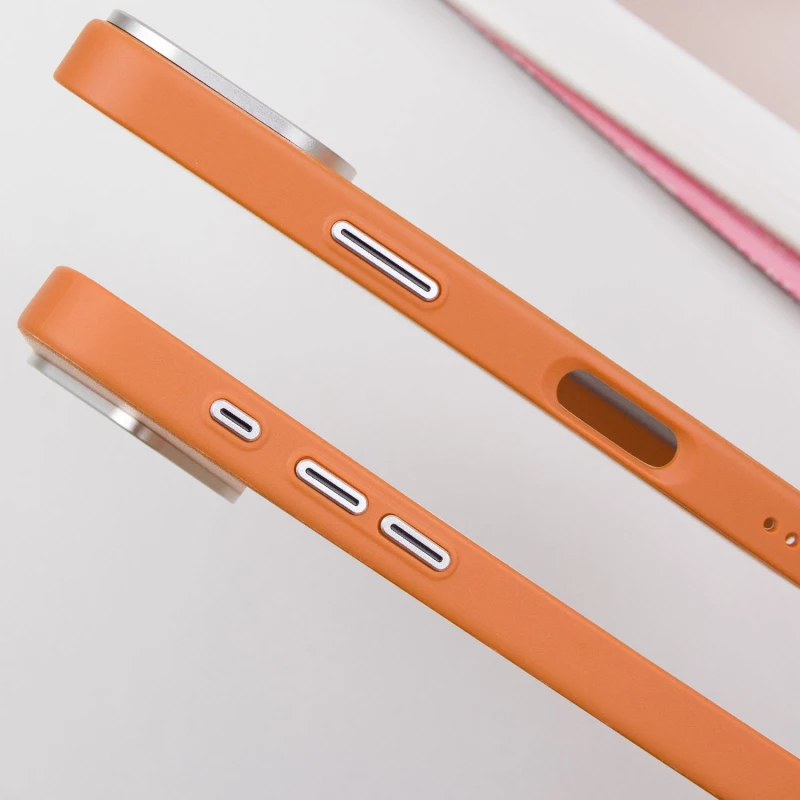 Чохол PC+Leather SGP with MagSafe для Apple iPhone 16 – Brown. Фото 6 з 8