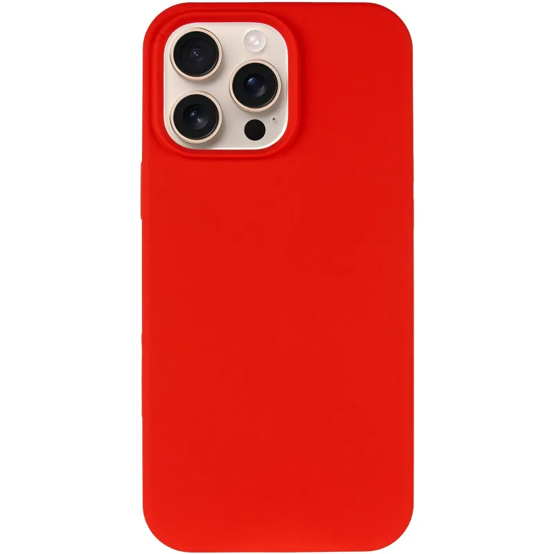 Чехол Silk Full Protective (AA) NO LOGO для Apple iPhone 16 Pro Max – Красный / Red. Фото 5 из 12