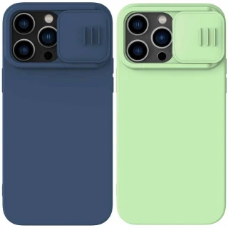 Силиконовая накладка Nillkin Camshield Silky для Apple iPhone 14 Pro Max (6.7") фото 1 Силиконовая накладка Nillkin Camshield Silky для Apple iPhone 14 Pro Max (6.7") фото 1 из 2
