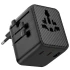 Мережевий універсальний перехідник WIWU UA011 Warrior GaN 25W + 1USB-A/2C – Black. Фото 3 з 4