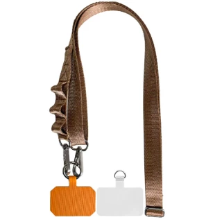 Шнурок широкий с двумя креплениями (2см) 140см фото 1 из 2