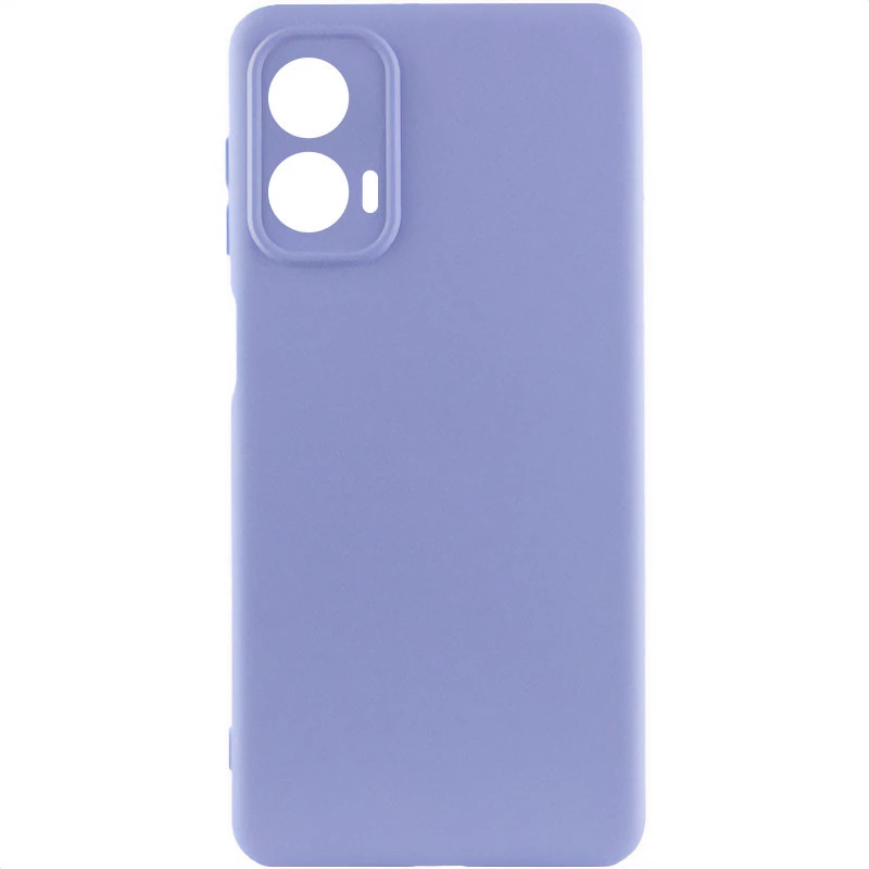 Чохол Silicone Case Lakshmi Plus з закритою камерою на Motorola Moto G85 – Бузковий / Dasheen. Фото 1 з 6
