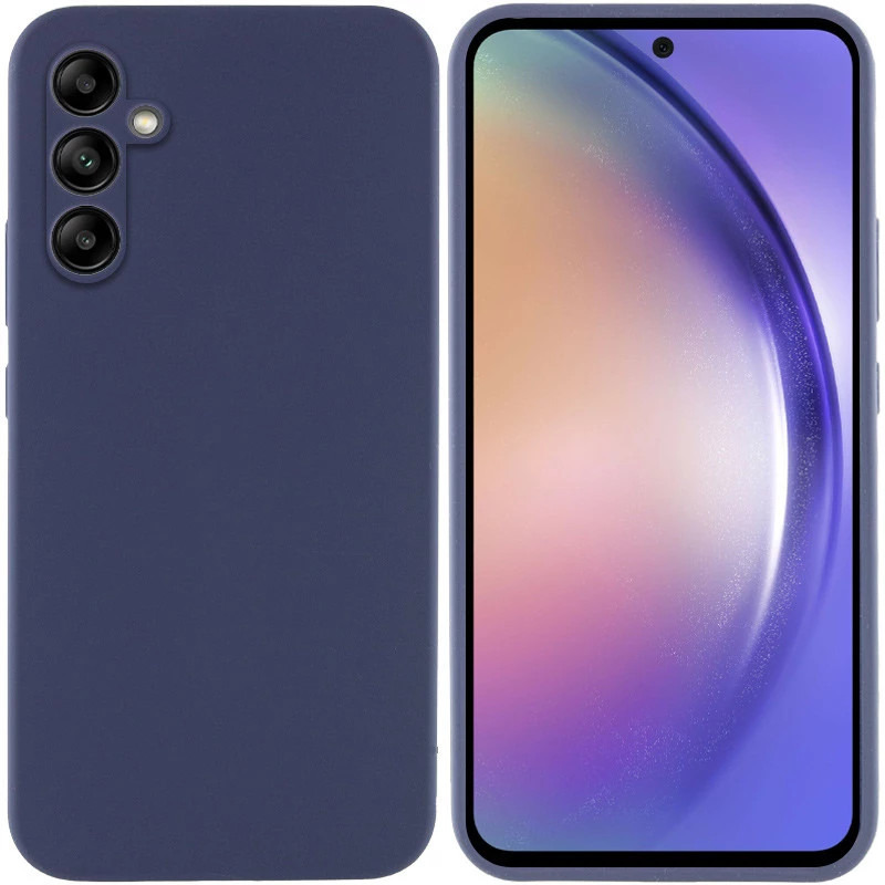 Чехол Silicone Case Lakshmi Premium з закритою камерою на Samsung Galaxy A54 5G – Темно-синий / Midnight blue. Фото 12 из 14