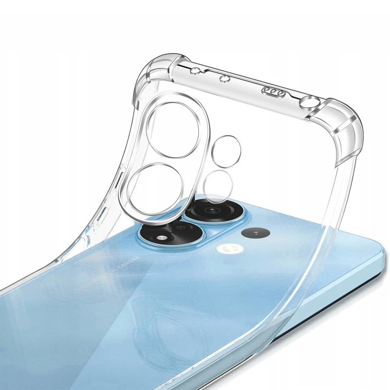 Силіконовий чохол з критими бортами на Xiaomi Redmi Note 13 Pro 4G – Безбарвний (прозорий). Фото 5 з 8