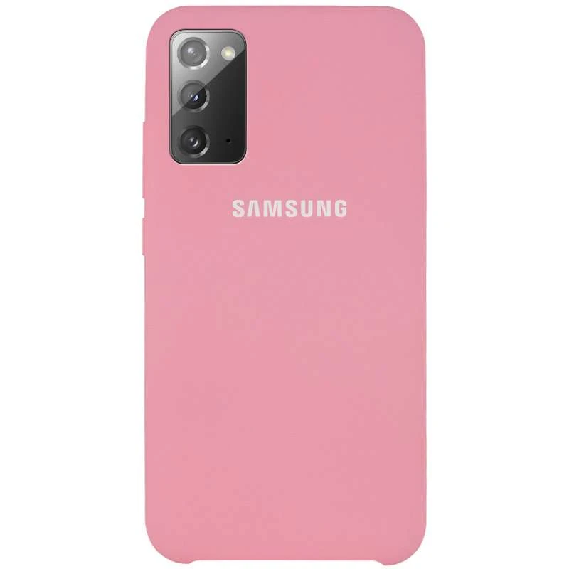 

Чохол Silicone Case Premium на Samsung Galaxy Note 20 (Рожевий / Pink)