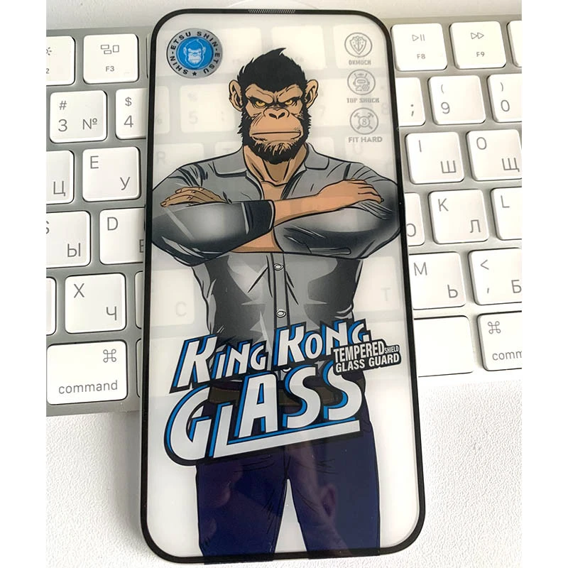 Захисне 2.5D скло King Kong HD для Apple iPhone 18 Pro Max – Чорний. Фото 6 з 8