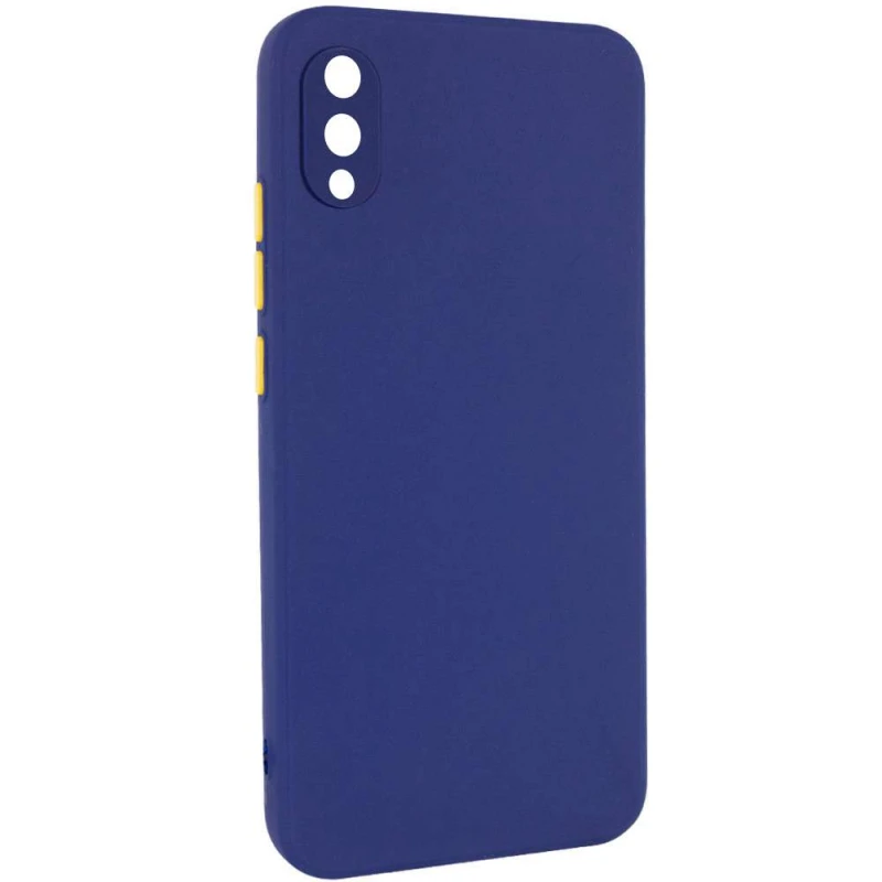 

Силиконовый чехол TPU Square с защитой камеры для Samsung Galaxy A02 (Синий), Синій