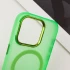 Кольоровий TPU+PC з MagSafe на Apple iPhone 13 Pro Max (6.7") – Neon Green. Фото 10 з 12