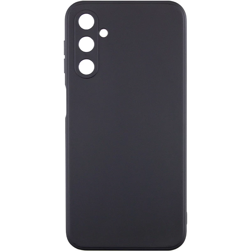 Кольоровий силіконовий чохол із захистом камери на Samsung Galaxy M54 5G – Чорний / Black. Фото 1 з 8