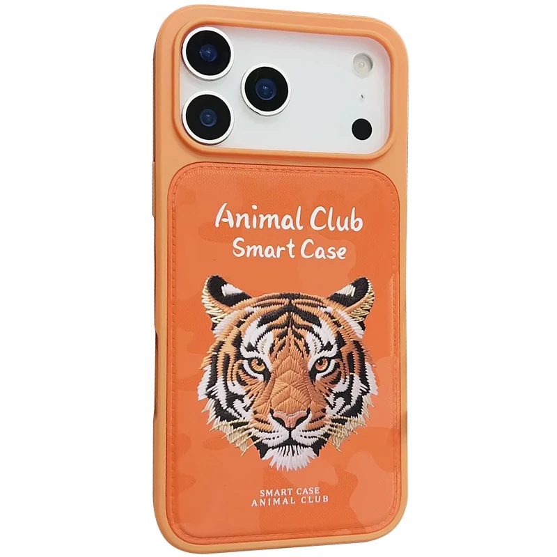 TPU+PC чохол Animal Club для Apple iPhone 17 Air (6.5") – Hermes Orange. Фото 1 з 1