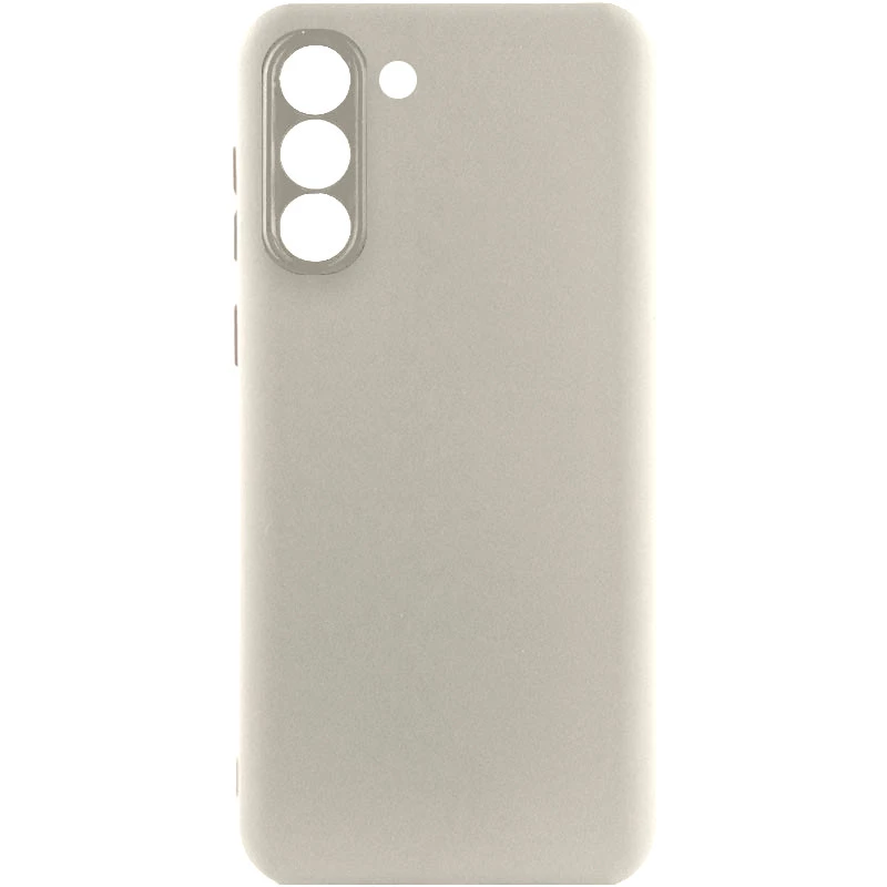 Чехол Silicone Case Lakshmi с закрытой камерой для Samsung Galaxy S24 – Песочный / Sand. Фото 1 из 9
