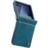 Кожаный чехол-книжка CaseMe Velvet Matte для Samsung Galaxy Z Flip7 – Green. Фото 4 из 5
