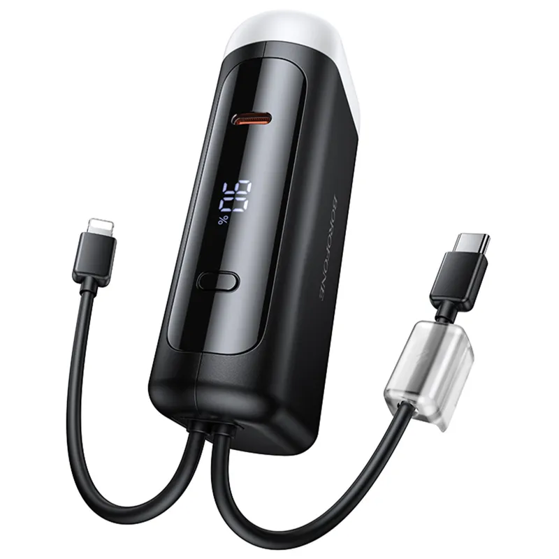 Портативний ЗП Power Bank Borofone BJ89 Salte PD20W with lighting 10000 mAh – Black. Фото 5 з 6