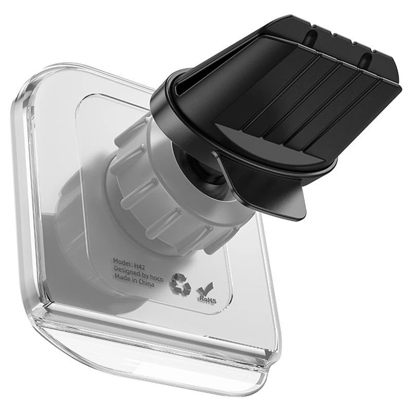 Автотримач Hoco H42 Crystal ring magnetic (air outlet) – Romantic purple. Фото 4 з 5