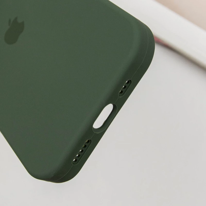 Чехол Silicone Case с закрытым низом для Apple iPhone 14 Pro Max (6.7") – Зеленый / Cyprus Green. Фото 9 из 10