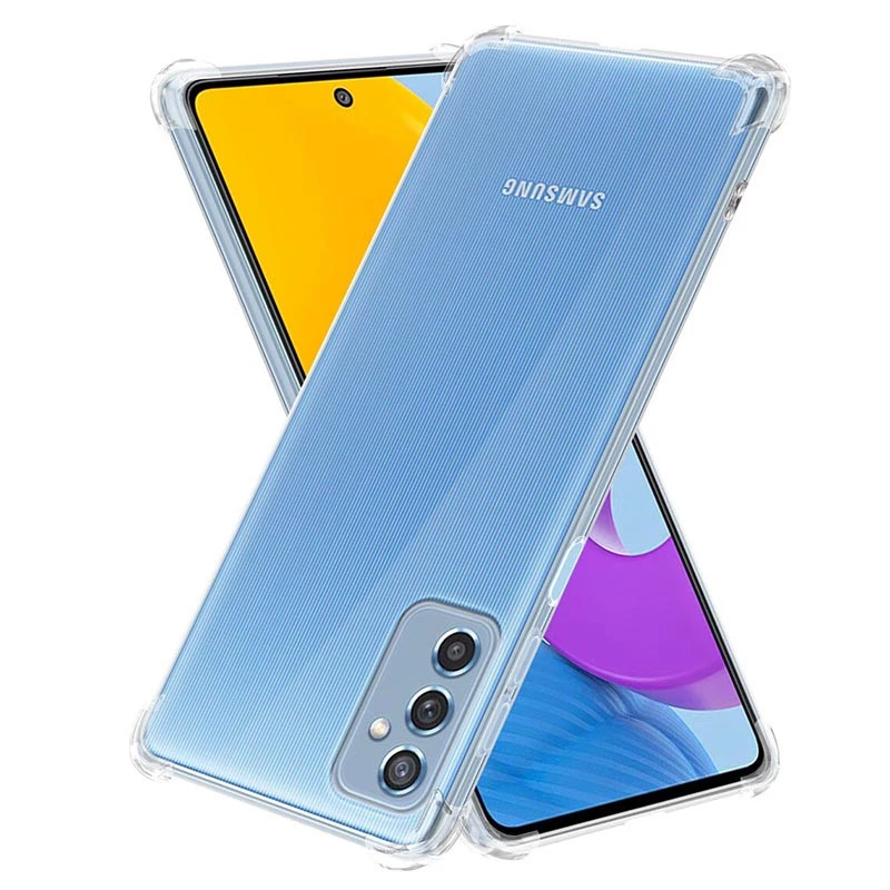 Силіконовий чохол з критими бортами на Samsung Galaxy A56 5G – Безбарвний (прозорий). Фото 2 з 5
