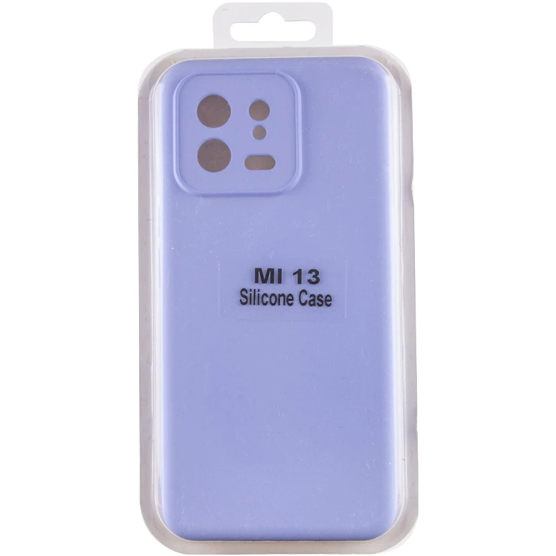 Чохол Silicone Case Lakshmi з закритою камерою на Xiaomi 13 – Бузковий / Dasheen. Фото 10 з 12