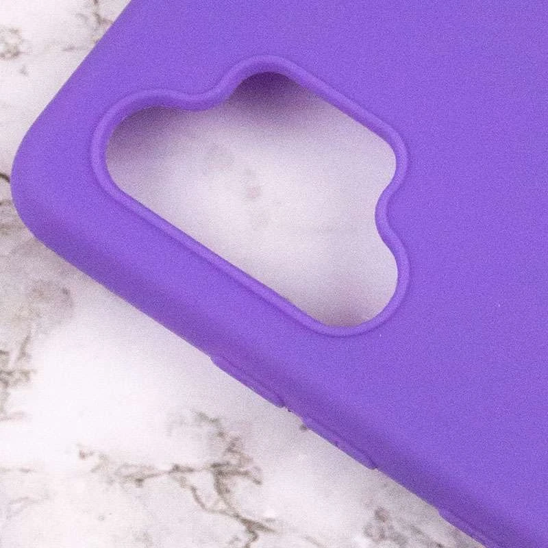 Кольоровий силіконовий чохол на Samsung Galaxy A54 5G – Бузковий. Фото 3 з 4