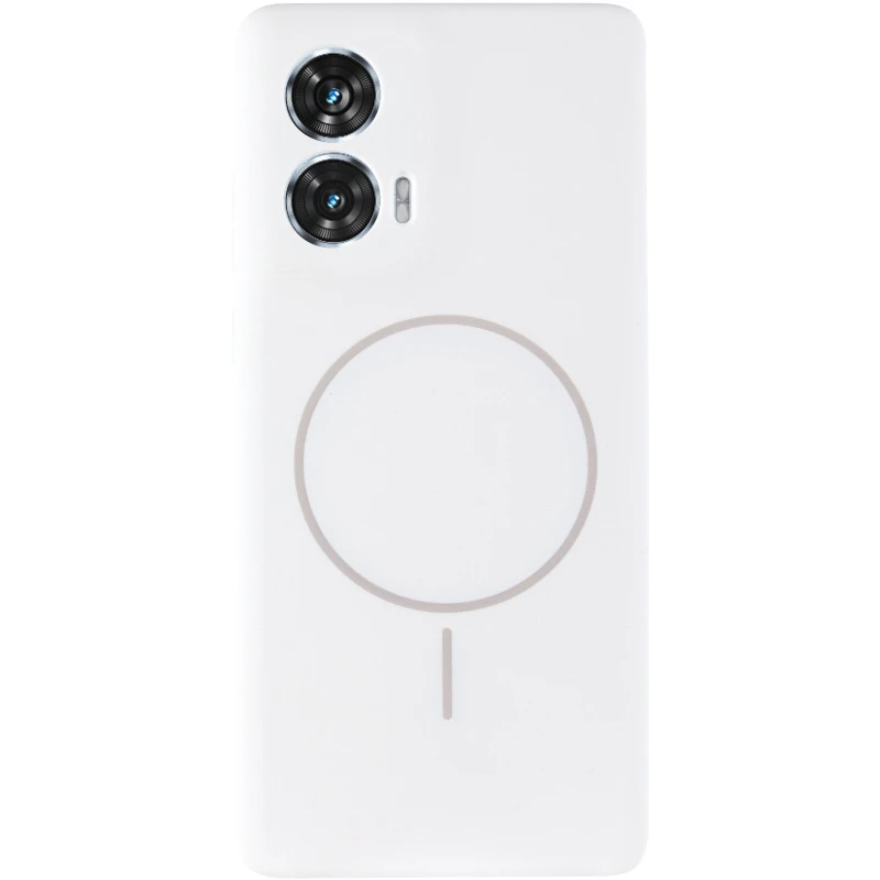 Силиконовый чехол Lakshmi MagFit с защитой камеры для Motorola Edge 50 – Белый / White. Фото 4 Силиконовый чехол Lakshmi MagFit с защитой камеры для Motorola Edge 50 – Белый / White. Фото 4 из 8