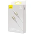 Дата кабель Baseus Glimmer Series Fast Charging Data Cable Type-C to Lightning 20W 1m (CADH00000) – White. Фото 5 из 5