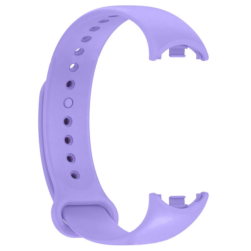Силиконовый ремешок для Xiaomi Mi Band 7/6/5/4/3 – Сиреневый / Elegant Purple. Фото 3 из 4