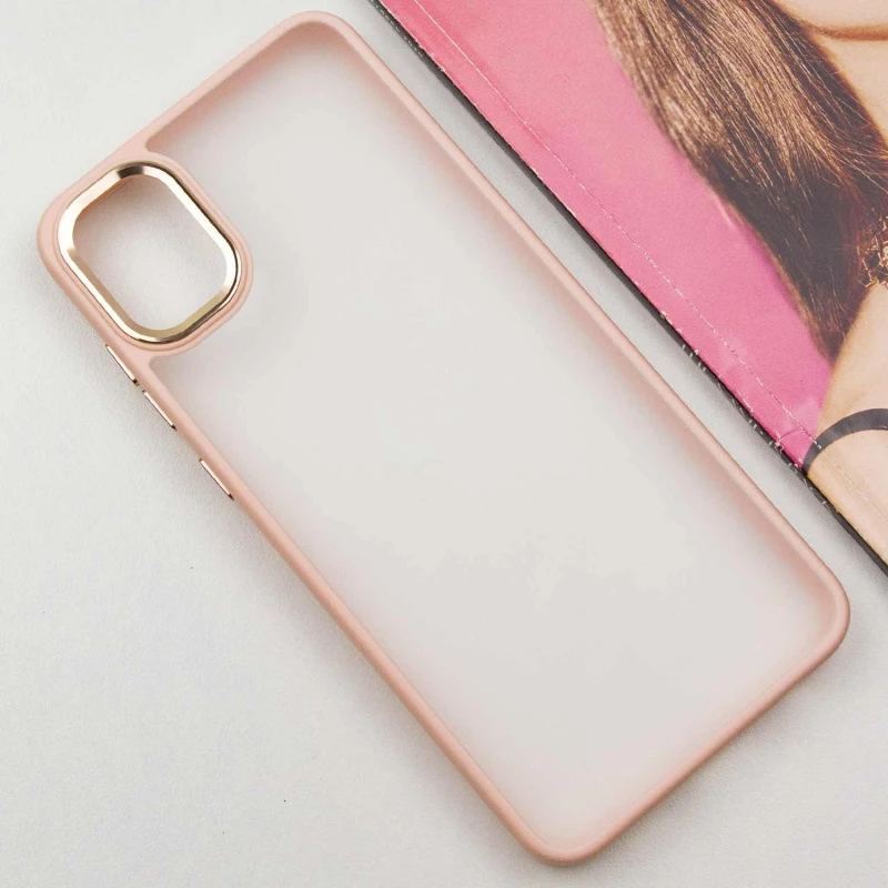 Захистний чохол TPU+PC матовий на Samsung Galaxy A05 – Pink. Фото 3 з 12