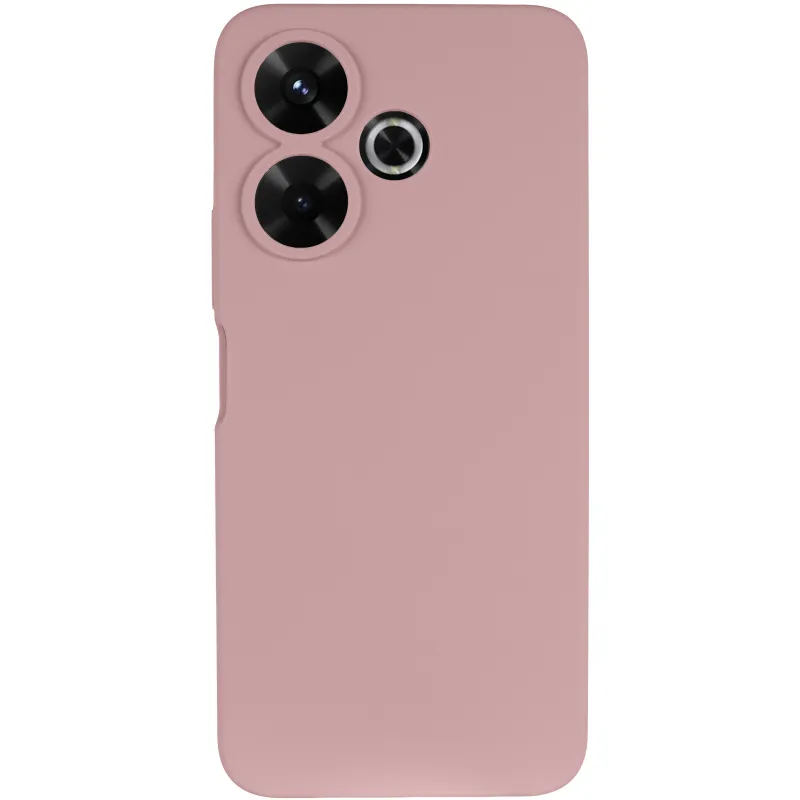 Чехол Silicone Case Lakshmi Premium з закритою камерою на Xiaomi Poco M6 4G – Розовый / Pink Sand. Фото 3 из 8
