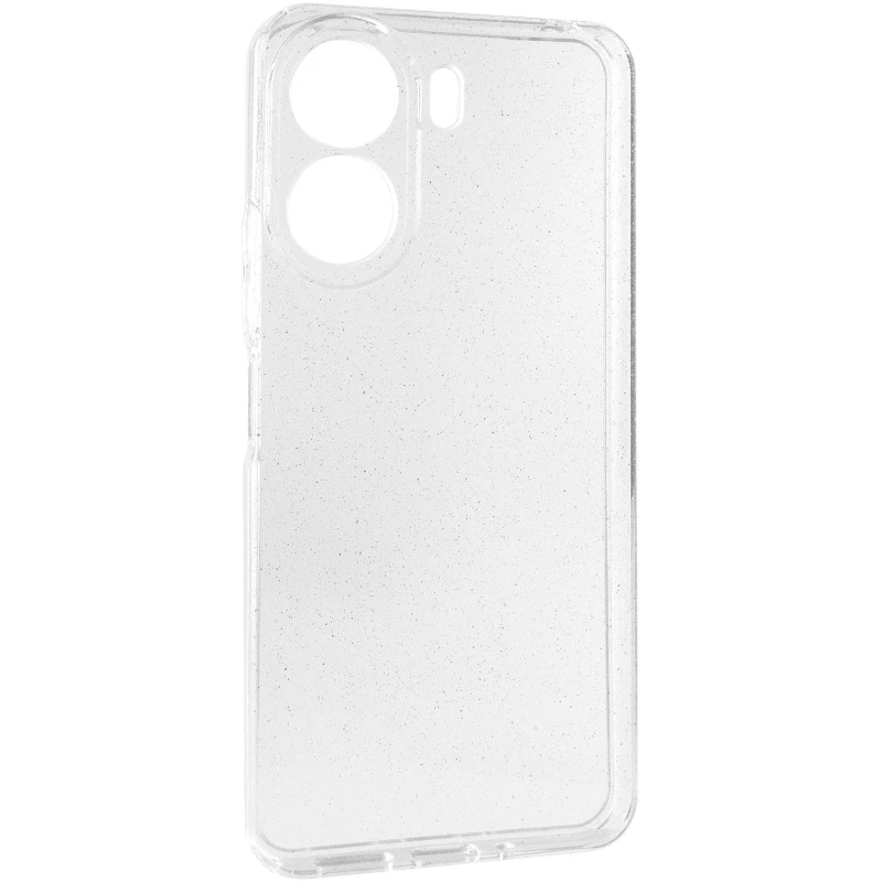 Блестящий силиконовый чехол на Xiaomi Poco C65 – Clear. Фото 1 из 12