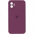 Чохол Silicone Case Square з захистом камери на Apple iPhone 11 (6.1") – Бордовий / Maroon. Фото 1 з 3